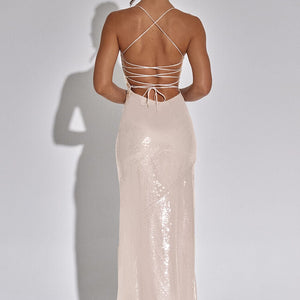 Bells Maxi Haljina - Nude
