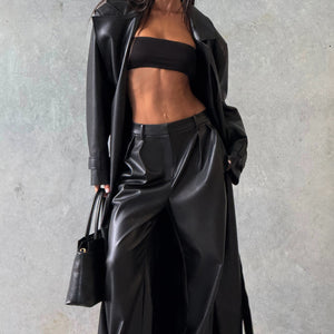 Bridget Trench Coat - Crna