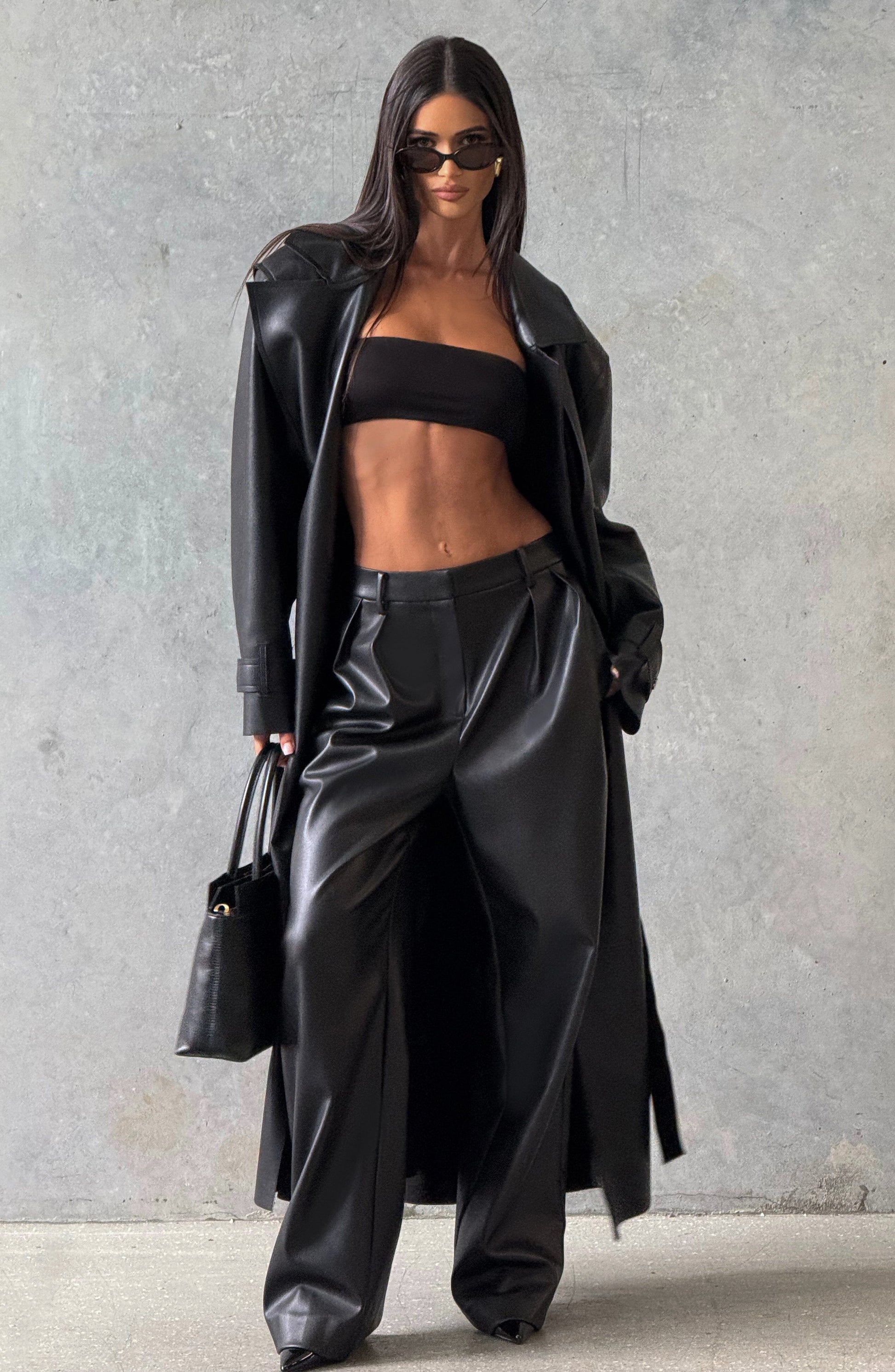 Bridget Trench Coat - Crna