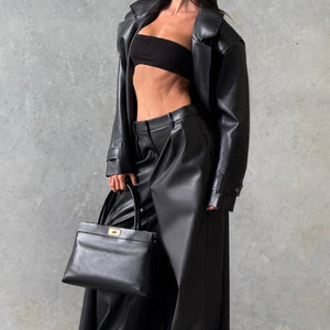 Bridget Trench Coat - Crna
