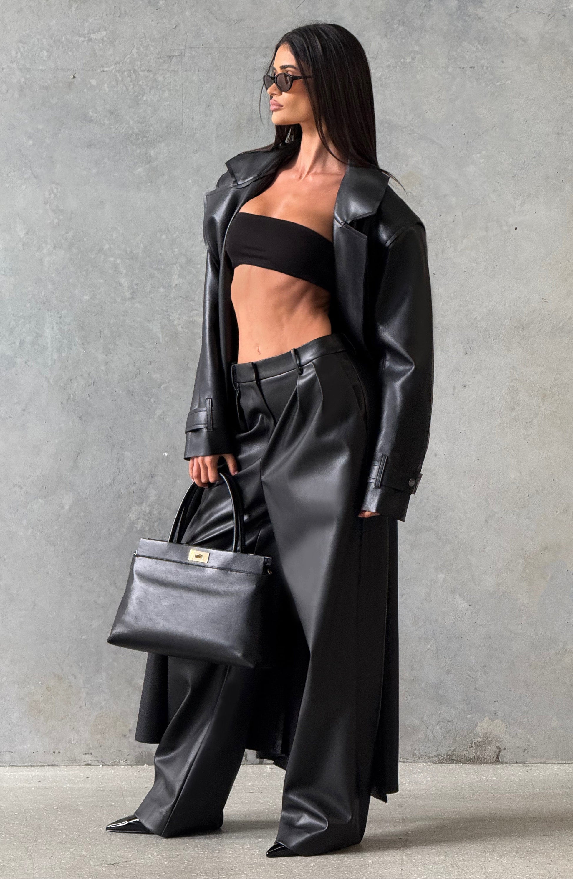 Bridget Trench Coat - Crna