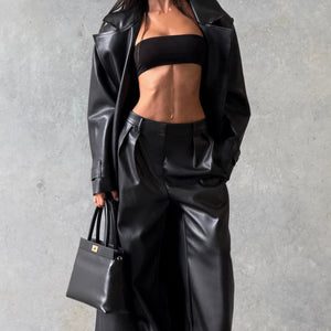 Bridget Trench Coat - Crna