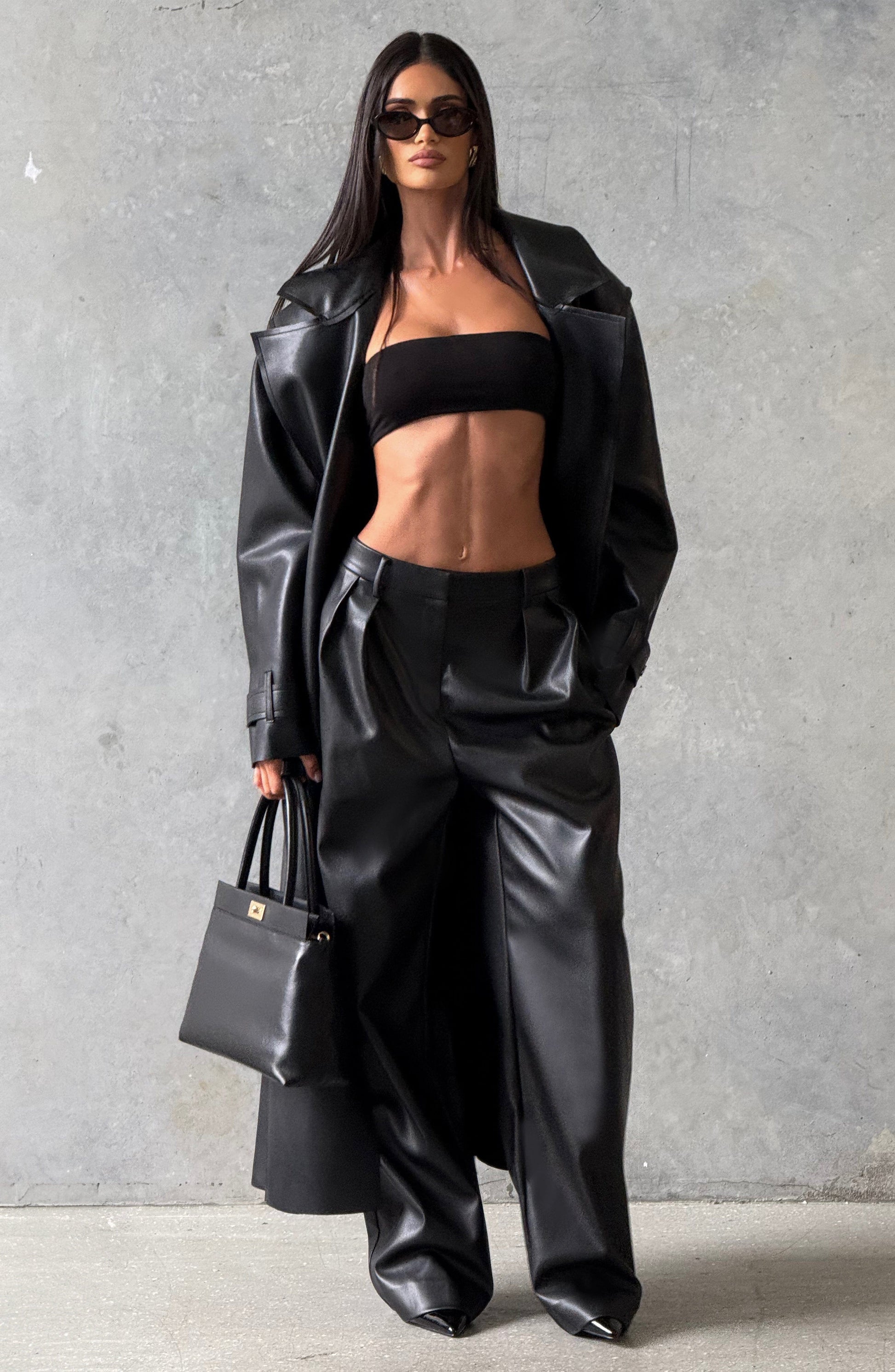Bridget Trench Coat - Crna