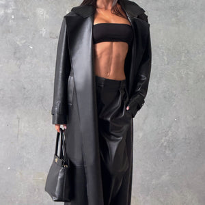 Bridget Trench Coat - Crna