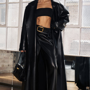 Bridget Trench Coat - Crna