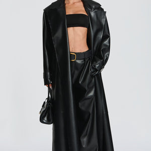 Bridget Trench Coat - Crna