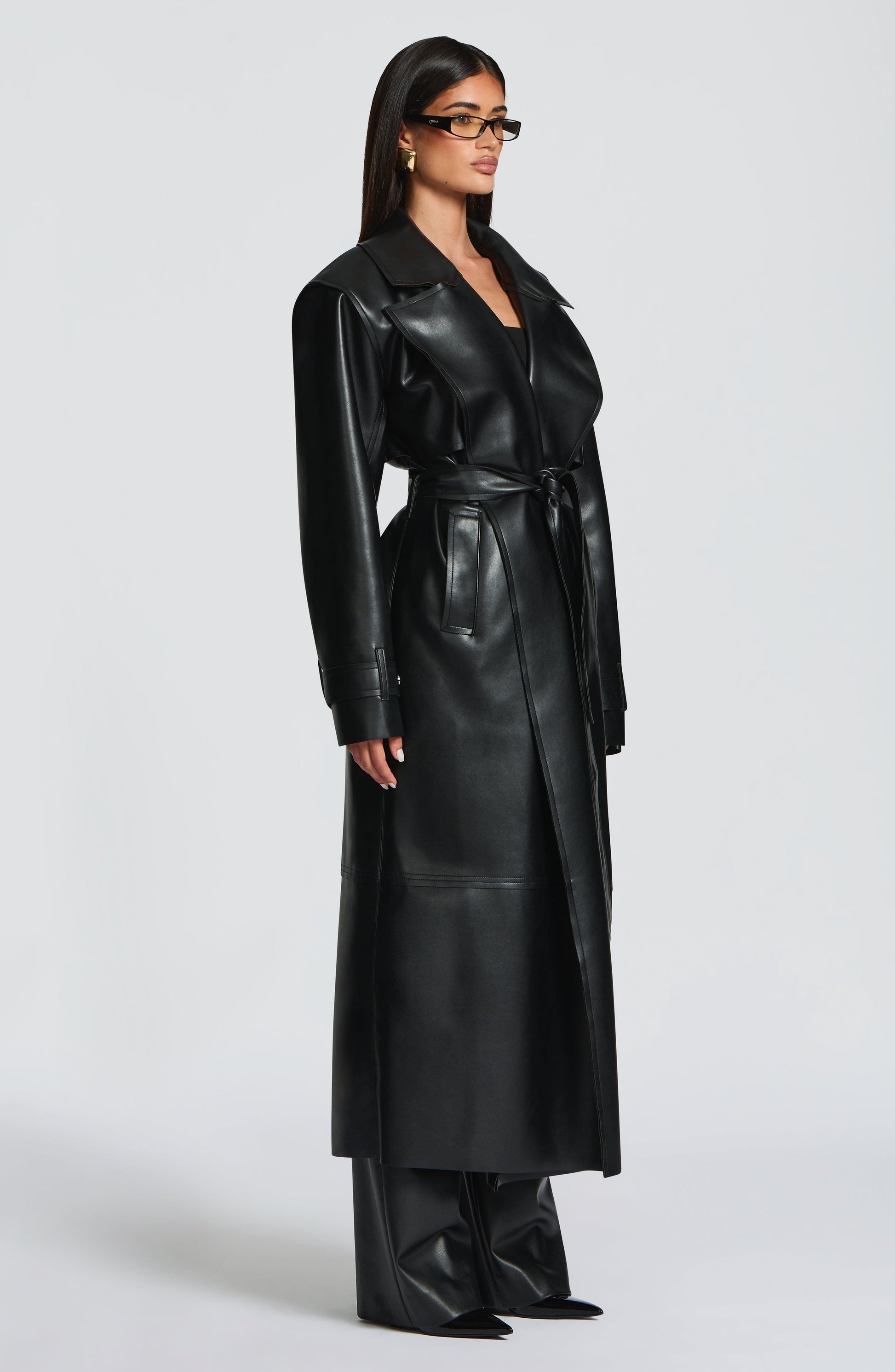 Bridget Trench Coat - Crna