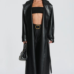 Bridget Trench Coat - Crna