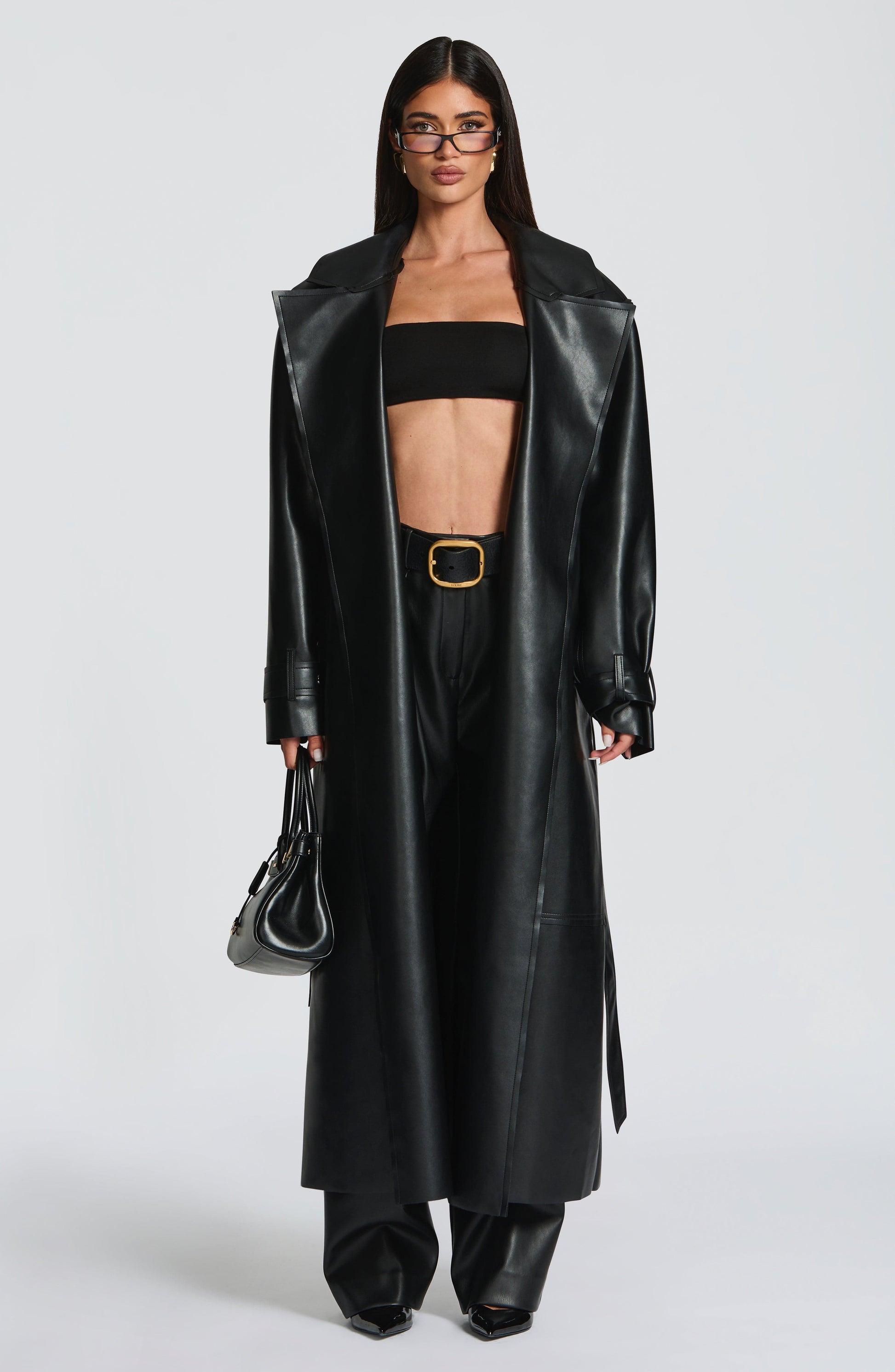Bridget Trench Coat - Crna