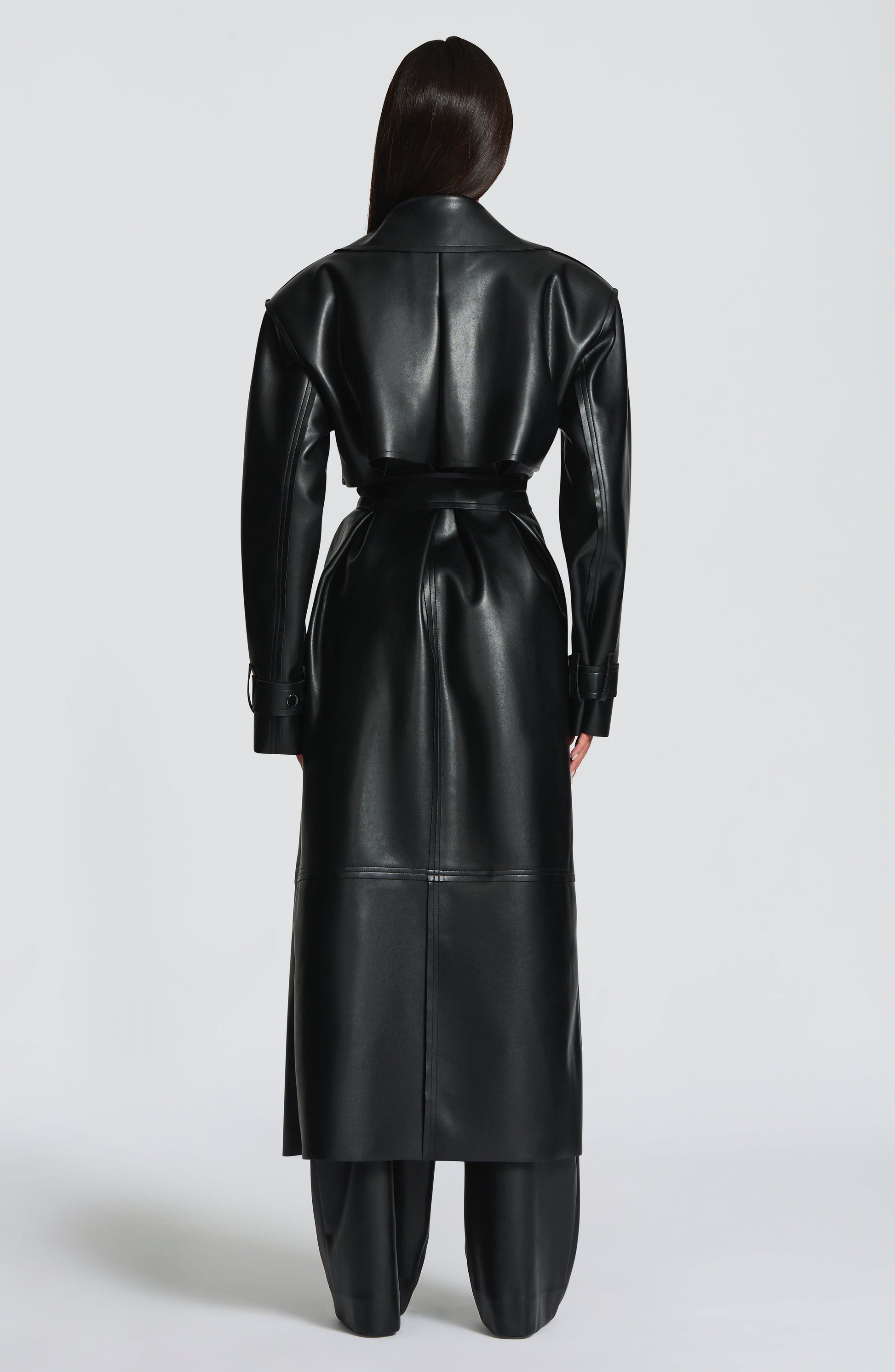 Bridget Trench Coat - Crna