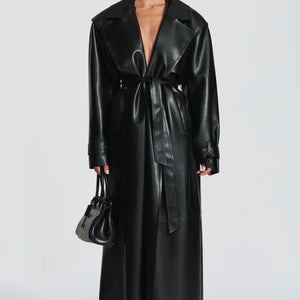Bridget Trench Coat - Crna