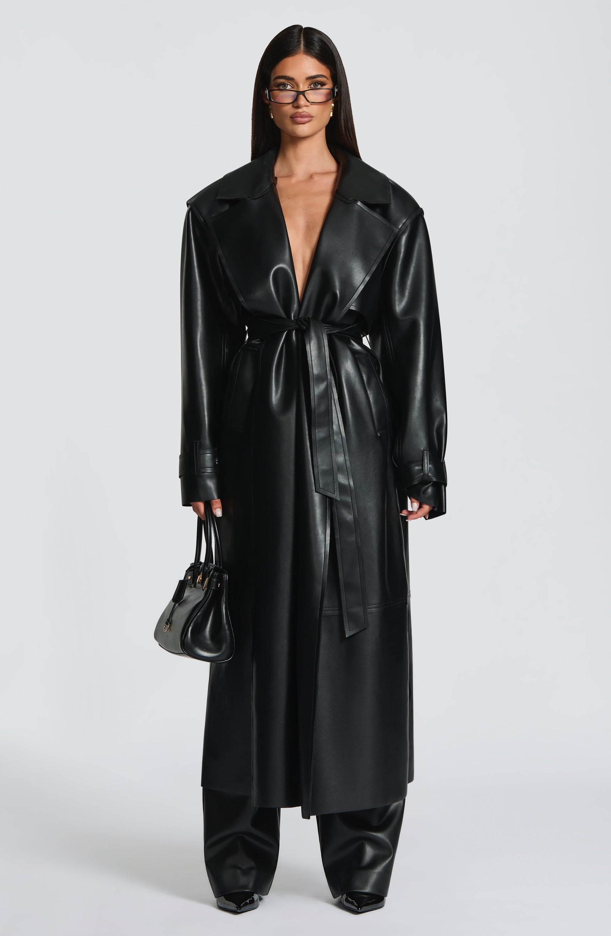 Bridget Trench Coat - Crna
