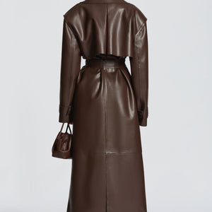 Bridget Trench Coat - Šljiva Smeđa