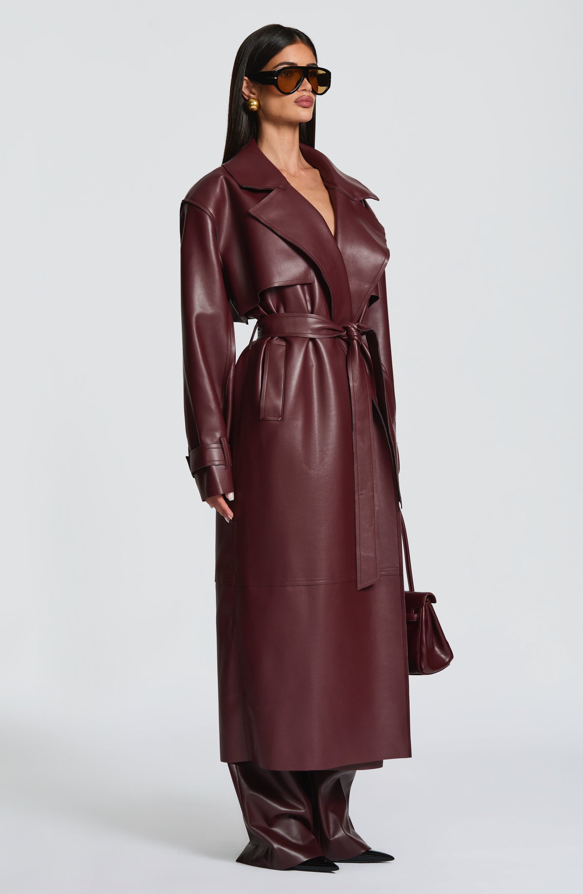 Bridget Trench Coat - Šljiva