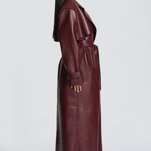Bridget Trench Coat - Šljiva