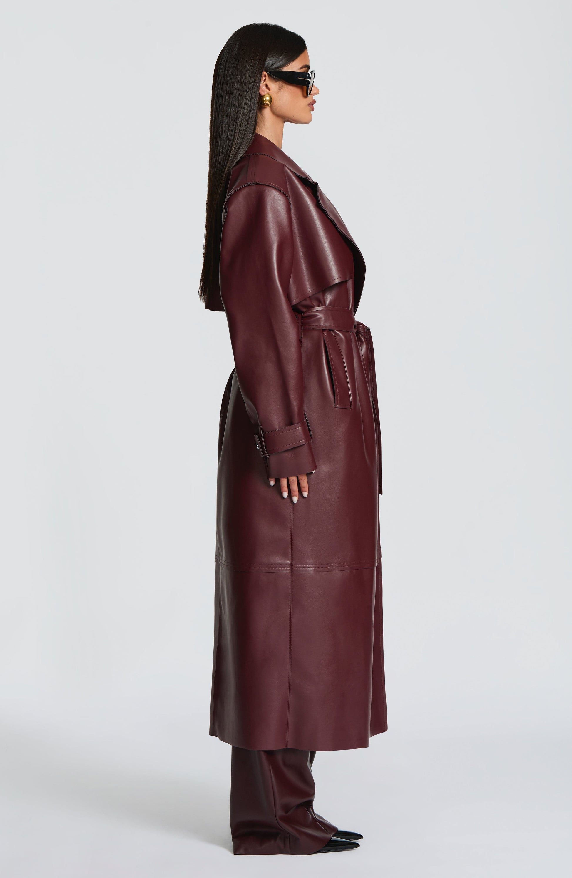 Bridget Trench Coat - Šljiva
