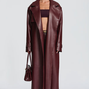 Bridget Trench Coat - Šljiva