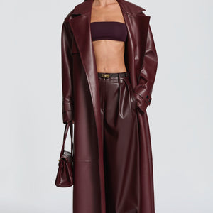 Bridget Trench Coat - Šljiva