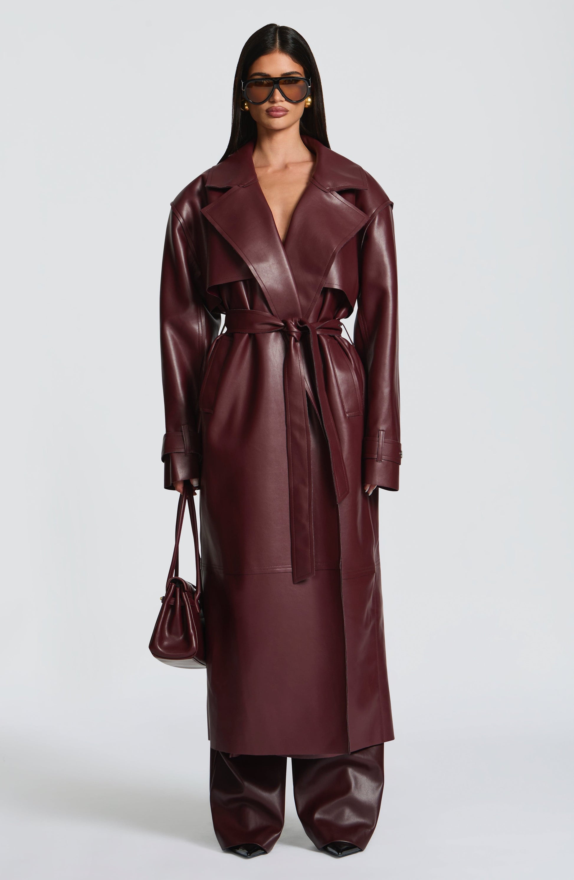 Bridget Trench Coat - Šljiva