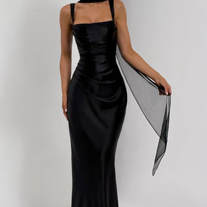 Calanthe Maxi Haljina - Crna