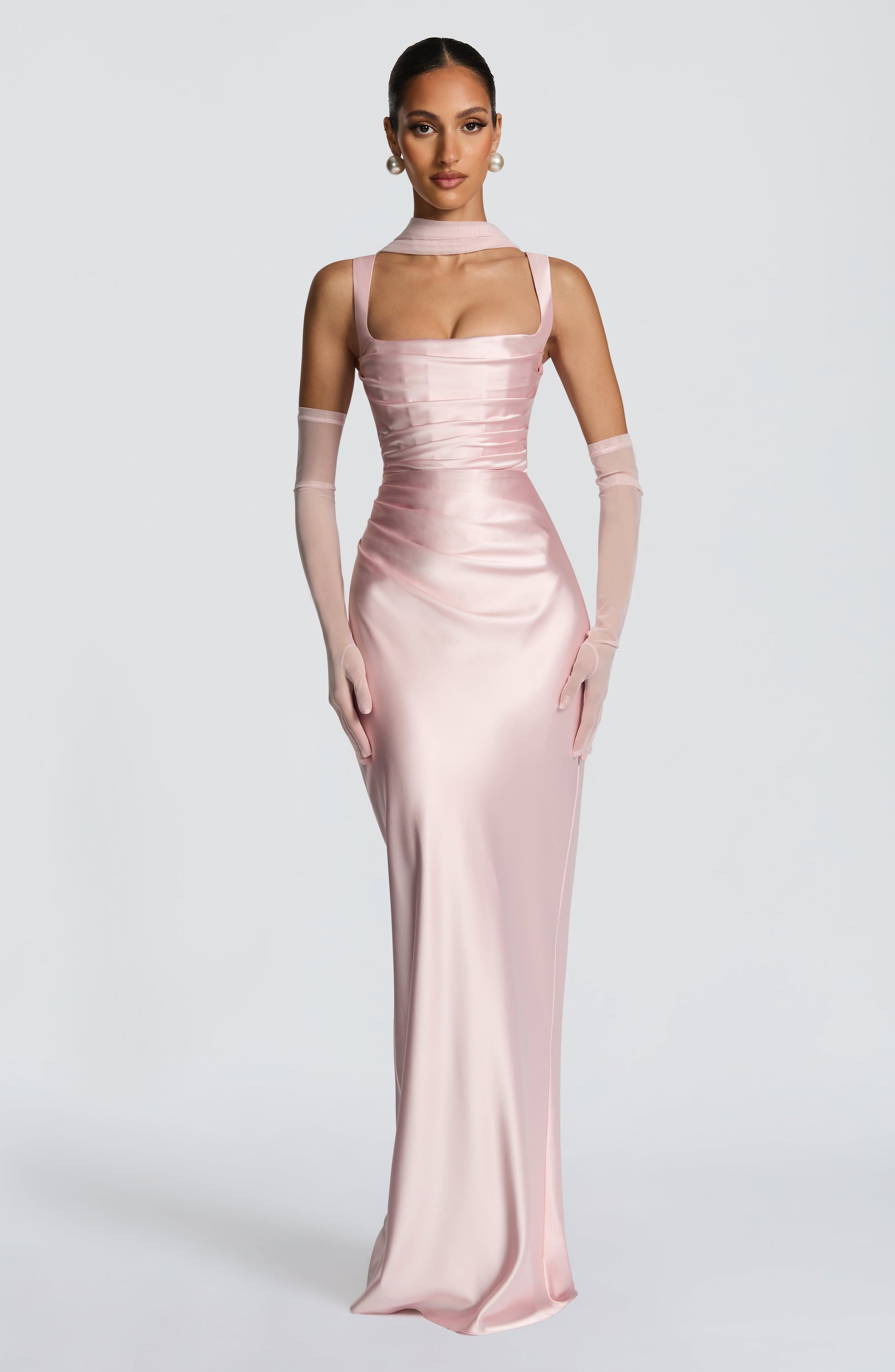 Calanthe Maxi Haljina - Blush