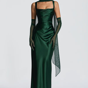 Calanthe Maxi Haljina - Smaragdna