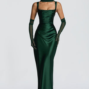 Calanthe Maxi Haljina - Smaragdna