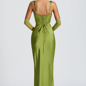 Calanthe Maxi Haljina - Maslina