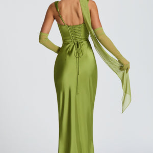 Calanthe Maxi Haljina - Maslina