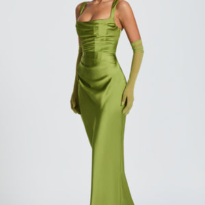 Calanthe Maxi Haljina - Maslina