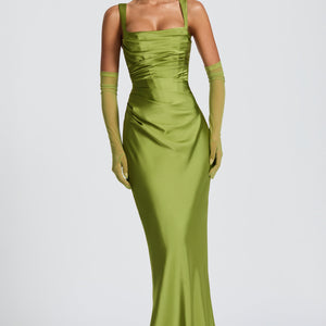 Calanthe Maxi Haljina - Maslina