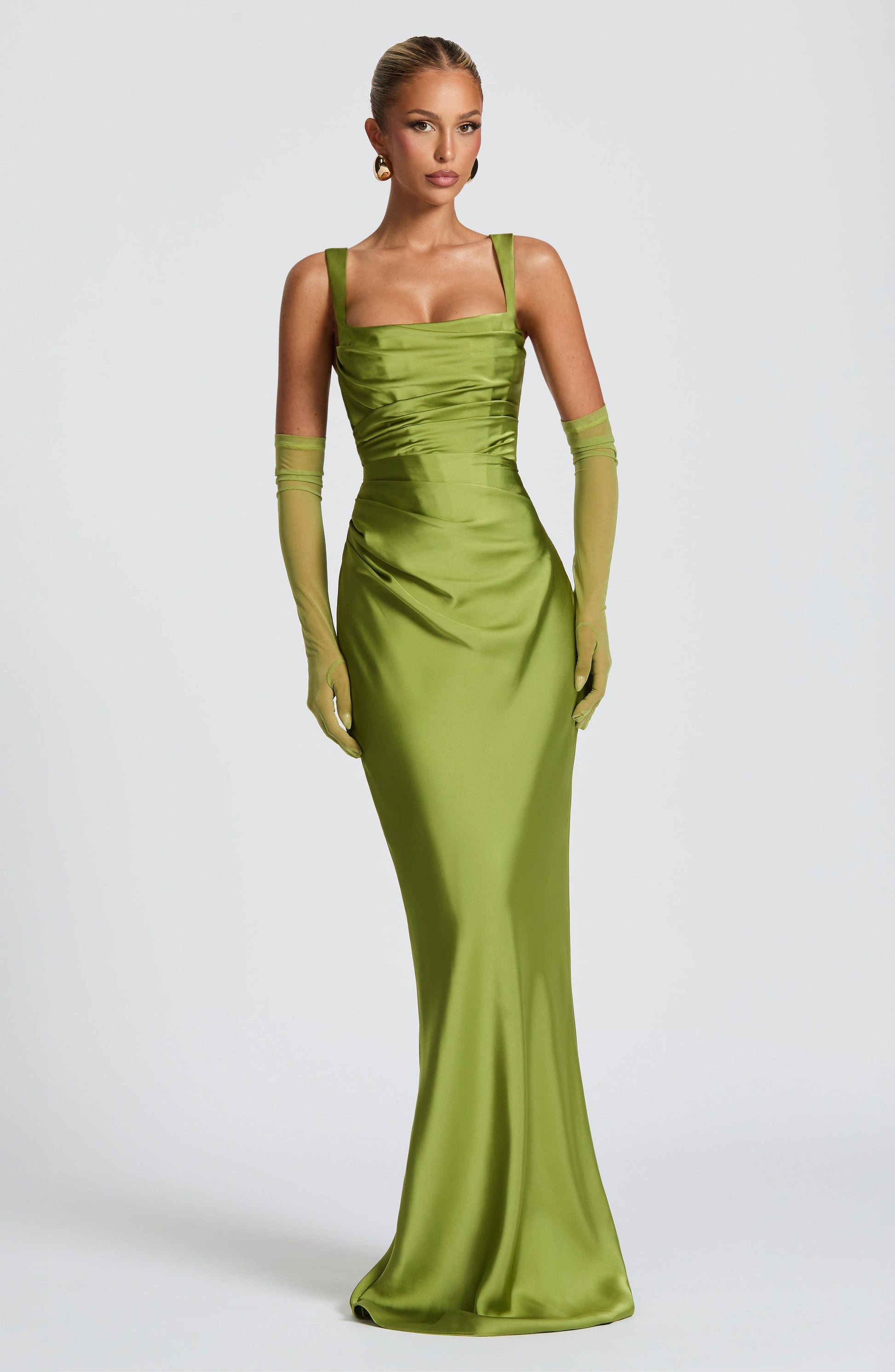 Calanthe Maxi Haljina - Maslina