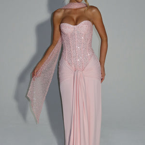 Carina Maxi Haljina - Ružičasta