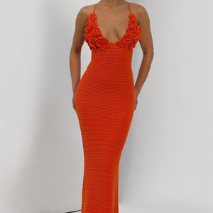 Celaena Maxi Haljina - Narančasta
