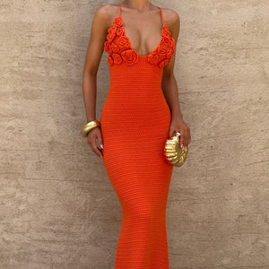 Celaena Maxi Haljina - Narančasta