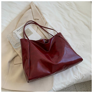 Leather Night Tote
