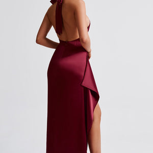 Colette Maxi Haljina - Burgundac