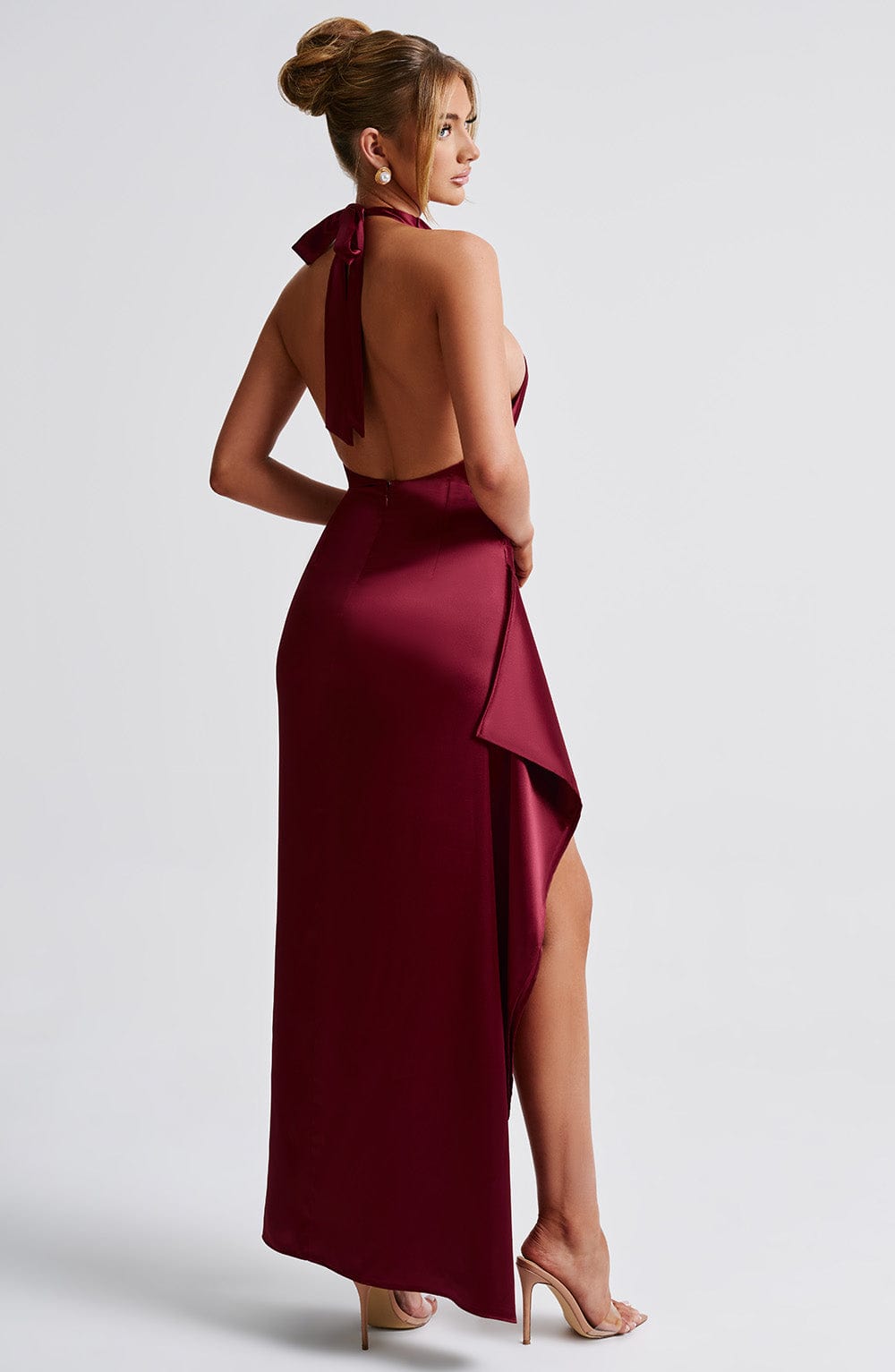 Colette Maxi Haljina - Burgundac