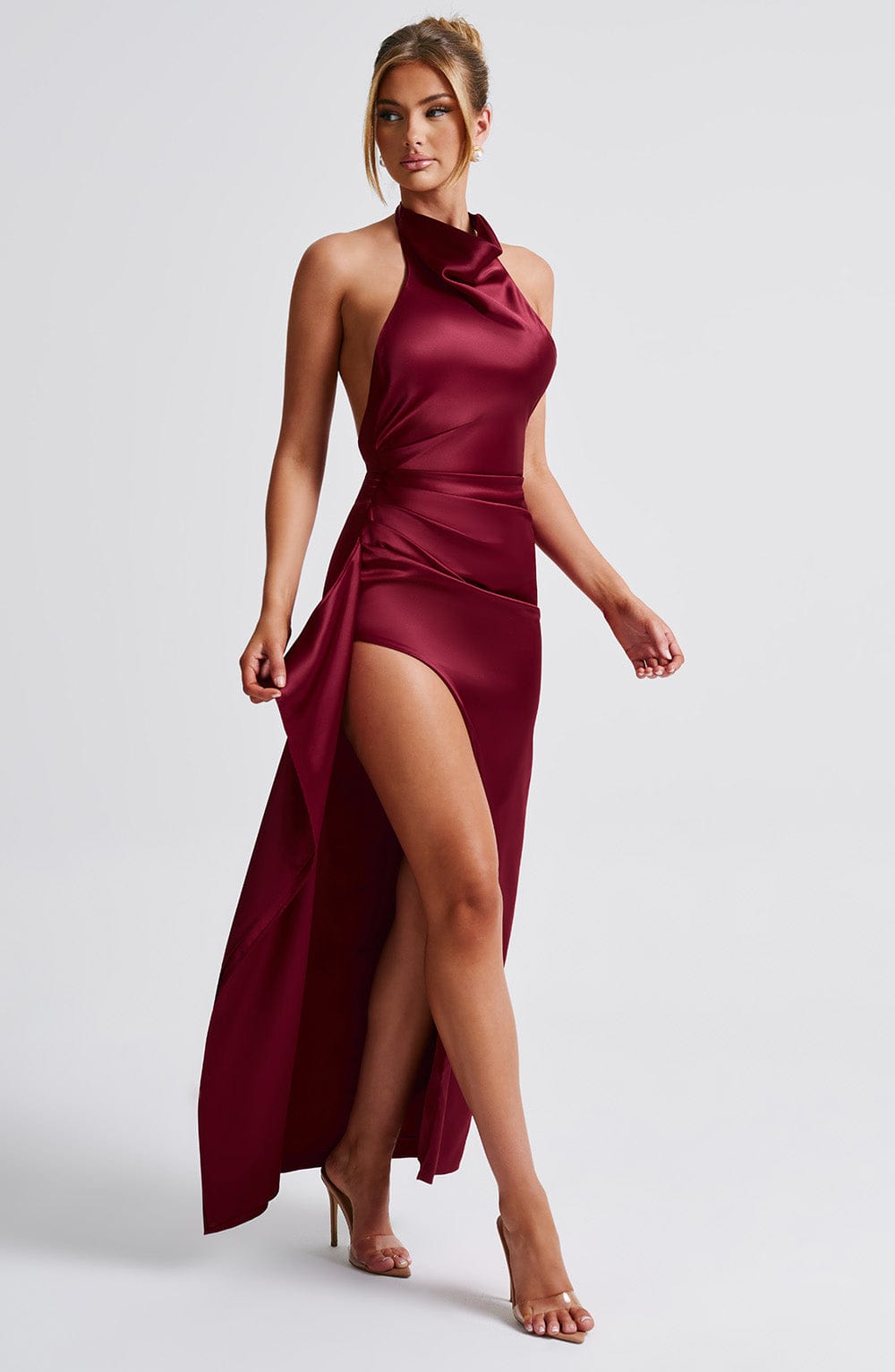 Colette Maxi Haljina - Burgundac