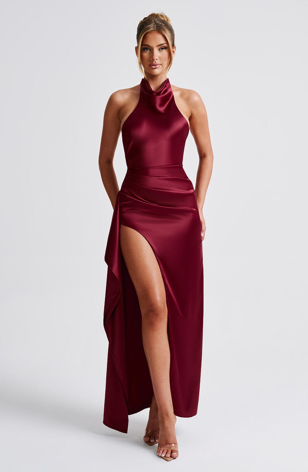 Colette Maxi Haljina - Burgundac