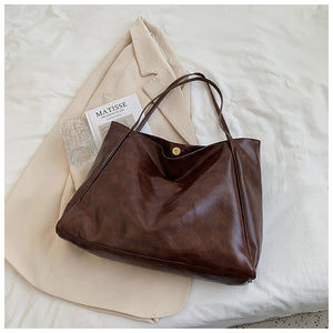 Leather Night Tote