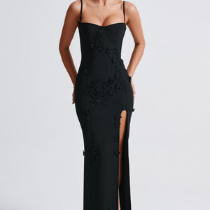 Dalary Maxi Haljina - Crna Podstavljena