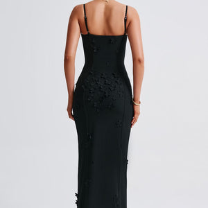 Dalary Maxi Haljina - Crna Podstavljena