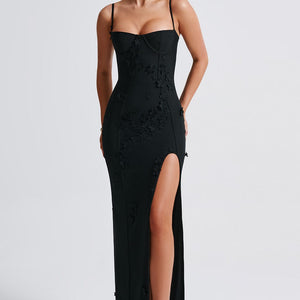 Dalary Maxi Haljina - Crna Podstavljena