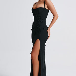 Dalary Maxi Haljina - Crna Podstavljena