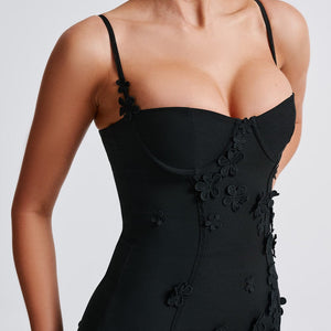 Dalary Maxi Haljina - Crna Podstavljena