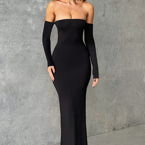 Daphne Maxi Haljina - Jet Crna