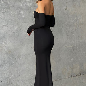 Daphne Maxi Haljina - Jet Crna