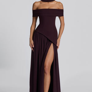 Delilah Maxi Haljina - Šljivasta