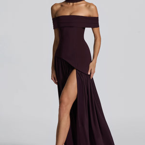 Delilah Maxi Haljina - Šljivasta